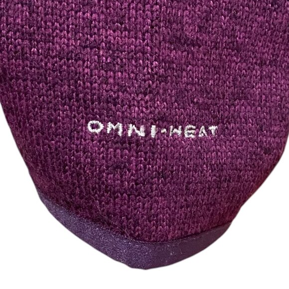 Columbia Omni-Heat Reflective ¼ Zip Pullover Purple Wicking Gorpcore Hiking-XL - Picture 9 of 13
